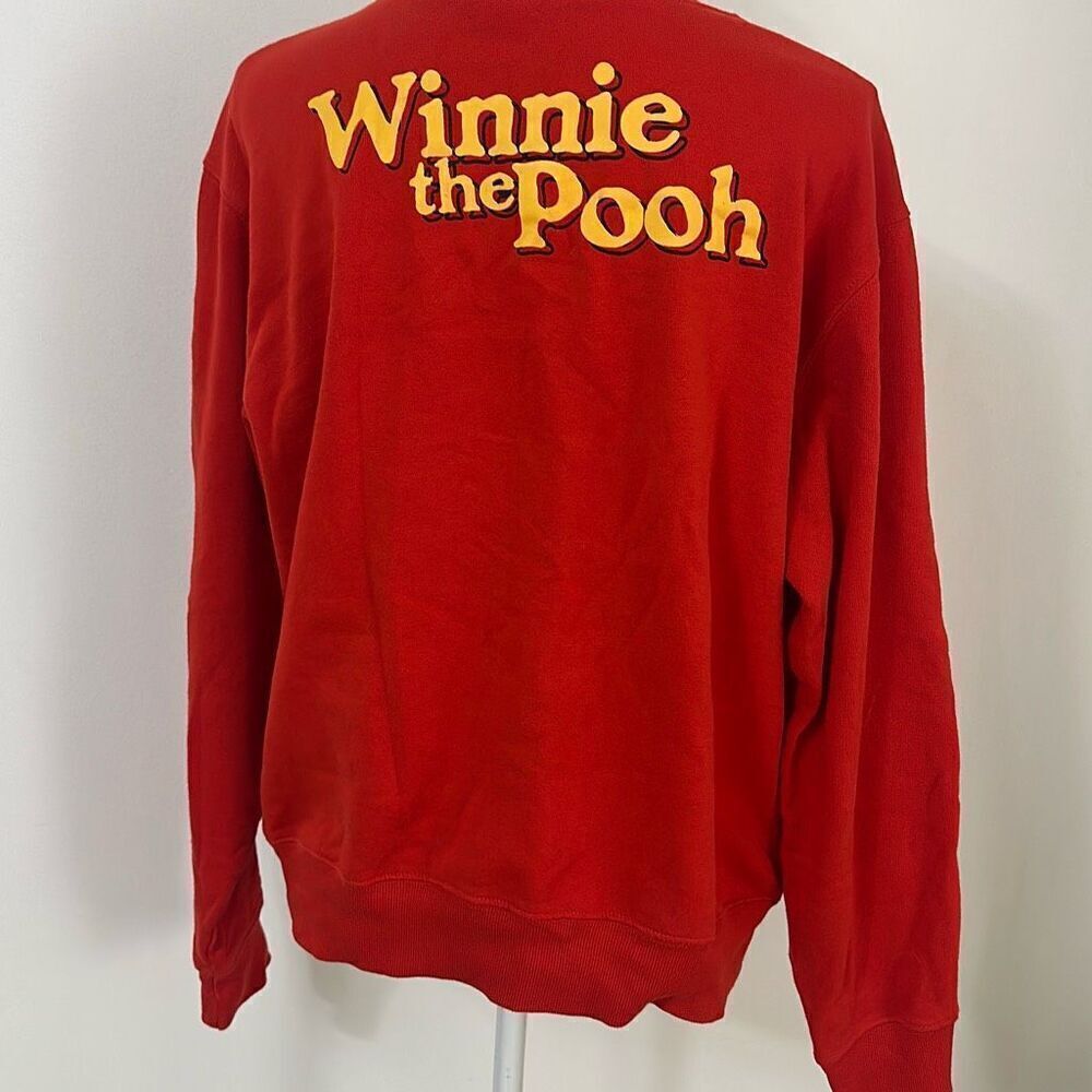 Disney Winnie The Pooh Unisex Red Long Sleeves Shirt Sweater Size XL - Picture 3 of 10